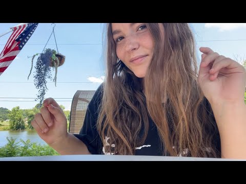 Asmr Handmovements Outside🌸