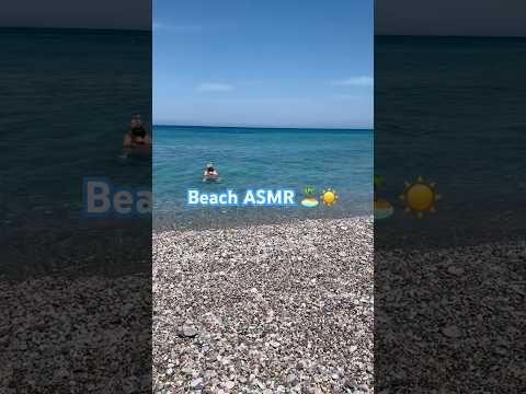 Rock sounds on the beach in Greece🌊#asmr #asmrvideo #aesthetic #shorts #shortvideo #short #beach