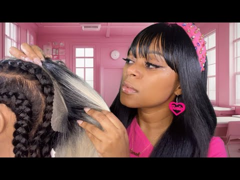 ASMR | 💞 Girl Who Is Secretly OBSESSED With You Pulls Your Wig Off + Scratches Between Your Braids