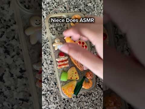 My niece does ASMR #asmrshorts #shorts #asmrtapping #nails #tapping