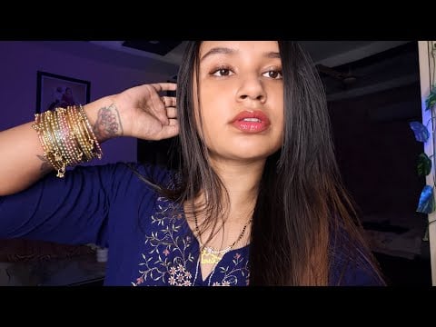 Indian Style Head Massage ( Slow & Aggressive ASMR)