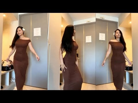 ASMR 10+ minutes |  Shein try on haul | tapping, scratching, fabric ,hand sounds EP.23