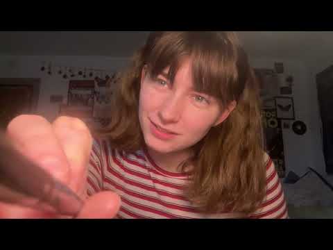 doing your green makeup | ASMR | ~lofi~