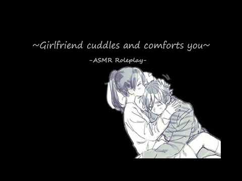 [ASMR] Comforting Girlfriend Cuddles [F4A] [sleep-aid] [rain sounds] [reassurance]