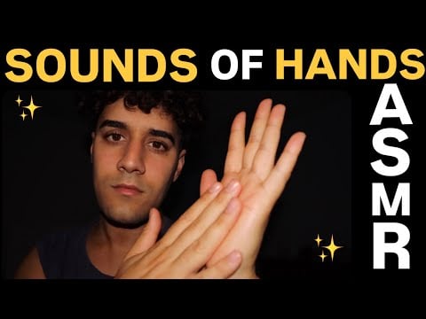 ASMR sin hablar - sonidos de manos - 100% relajante para estudiar