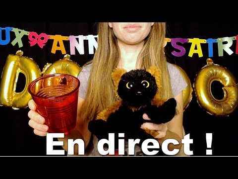 [ASMR français] LIVE ANNIVERSAIRE : viens faire la fête