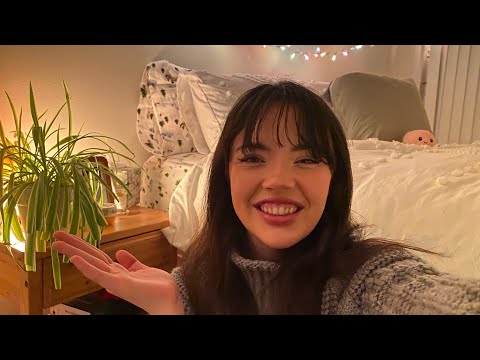 ASMR Apartment Tour (lofi, christmas, whispered)