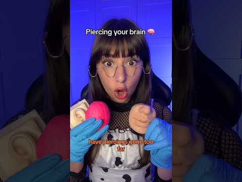 ASMR PIERCING YOUR BRAIN (roleplay) #asmr #asmrshorts #shorts #shortsfeed #shortsvideo #shortsviral