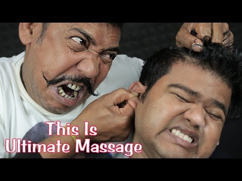 Magical Ear Cracking Head Massage And Ultimate Neck Cracking by Asim Barber