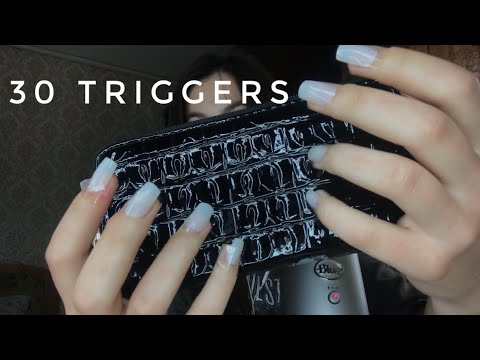 Asmr 30 triggers in 30 seconds💤very fast asmr💤 relax and sleep💤Асмр 30 триггеров за 30 секунд 💤