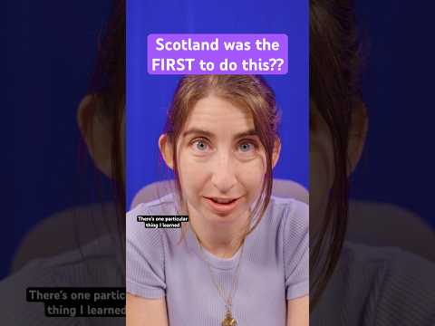Scotland was the FIRST country to do this?? #asmr #shorts