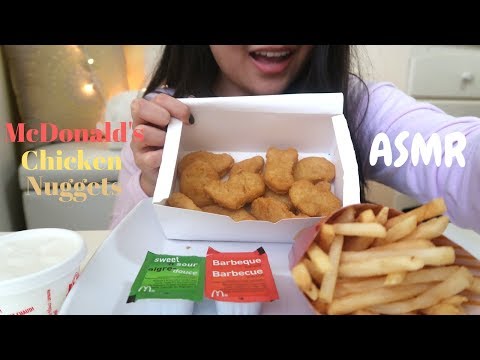 ASMR Mcdonald's Chicken Nuggets | Eating Sounds (No Talking)