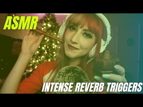 ASMR- Intense Reverb Triggers For Ultimate Tingles (comb, wooden frog, mason jar, & more)