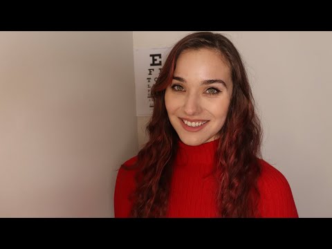 ASMR | Eye Exam Roleplay | Light Triggers, Eye Charts, Close Up Whispers