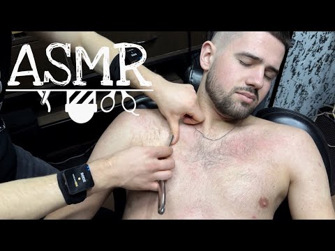 💈ASMR BARBER | Professional Chest Shaving 🪒 Relaxing Session