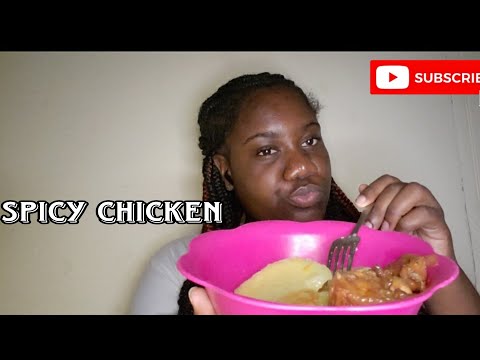 spicy chicken and dumpling mukbang asmr