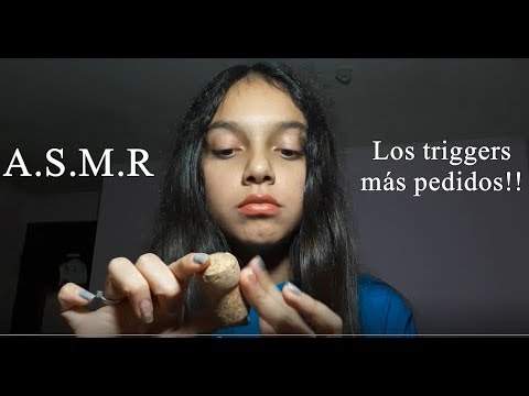 ASMR| LOS TRIGGERS MÁS PEDIDOS! - WATER SOUNDS, CORCHO, "SKSK" Y MÁS! | SOFIWI