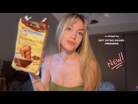 ASSAGGIO NOVITÀ 🧁 merendine (soft #eatingsounds asmr ita)
