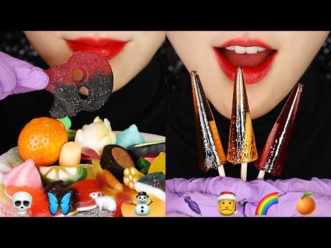 ASMR CANDIES FROM FINLAND 🇫🇮 SWEDISH CANDY 🇸🇪 ASMR LICORICE CANDY ASMR 💀