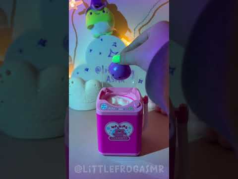 MOCHI WASHING MACHINE 🫧💦 #asmr #cute #satisfying #tingles #mochi #mini #oddlysatisfying