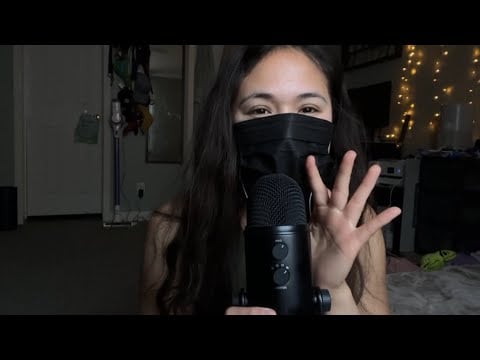 Masked Random ASMR Rambles & Triggers For Sleep/Relaxation 😴