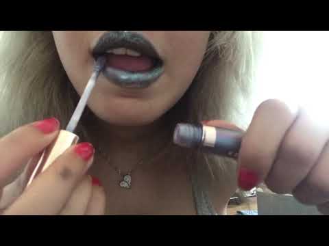 ASMR - Lipstick application mouth sounds kisses