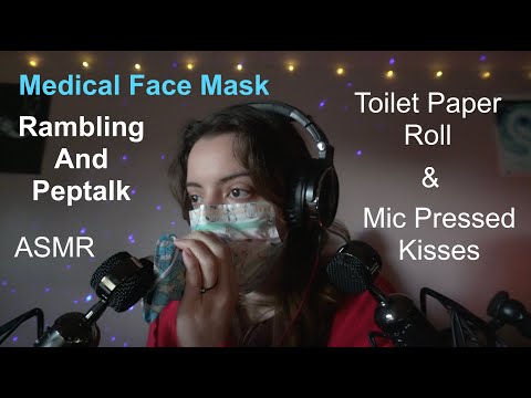 ASMR Lo-fi Medical Mask Rambling and Pep Talk| Positive Affirmations