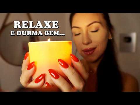 ASMR para DORMIR depois de um dia difícil (atenção pessoal, sussurros, palavras reconfortantes)
