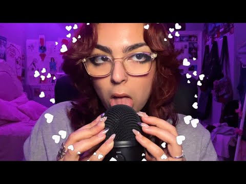 ASMR | intense mouth sounds & mic scratching (extra tingly)