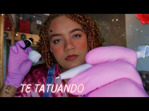 ASMR FAZENDO SUA TATUAGEM 💖💖