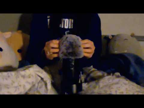 intense fluffy mic scratching for sleep