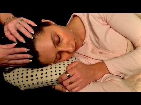 ASMR Face Tracing, Scalp Massage, & Gentle Ear Attention (So Relaxing)