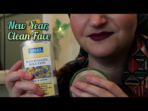 Cleaning Your Face Before Bed | ASMR