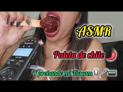 ASMR | Paleta con 🌶 |YT me la hizo otra vez #asmr 