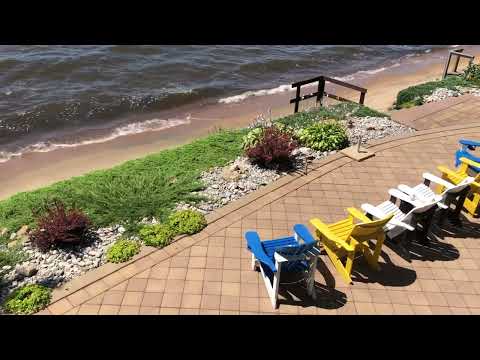 ASMR waves beachside Canadian lake relaxing sounds