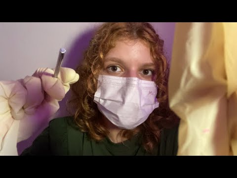 ASMR || EXAME DE NERVOS CRANIANOS DETALHADO