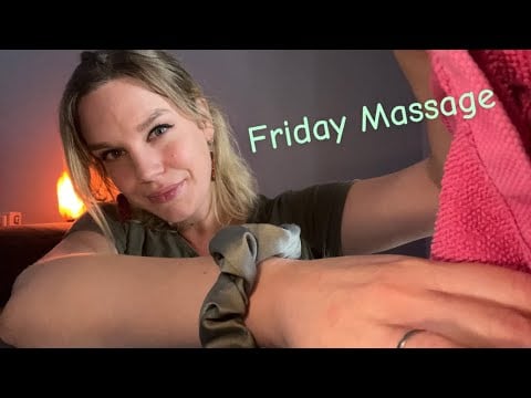 [ASMR] Fast & Aggressive Head And Shoulder Massage | Pure Hand Sounds + Warm Towel