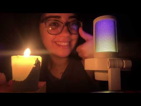 ASMR - CONVERSANDO COM VOCÊ A LUZ DE VELA (segunda tentativa do mic 😂)