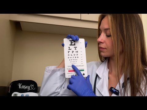 ASMR POV Cranial Nerve Exam | Vitals, Hearing, Eyes | Sensory Sounds | Soft Spoken Role Play