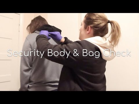 Full Security Pat Down and In-depth Bag Check - Real Person ASMR