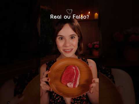 ASMR Real ou Falso? Qual você acerta? 🥩🌶️🍔🍞🥟🧁