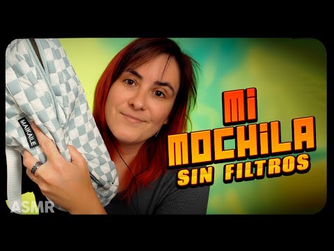 ASMR | TODO Lo que llevo en mi mochila Waterfly