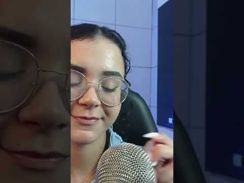 ASMR- Pincel no microfone