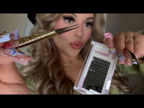 ASMR : Eyelash Extensions RP 👀🎀🪞Real Lash Tech Experience 