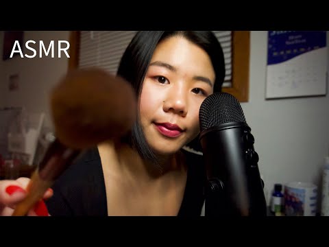 ASMR | BRUSHING YOU + HYPNOTIC WHISPERS to SLEEP...💤