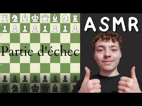 ASMR FR:♟️Petite partie d'échec♟️(je suis trop nul)