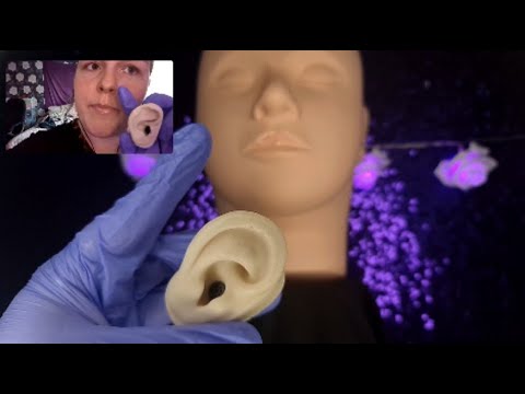 ASMR Painting W/ Mannequin, Gloves, Whispering.