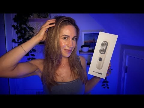 ASMR | Get Ready With Me 💕 Unboxing a New Hair Tool & Styling My Hair Together