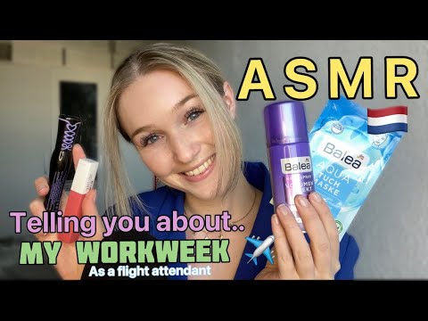 ASMR 🇳🇱 | MY WORKWEEK AS A FLIGHT ATTENDANT✈️ |