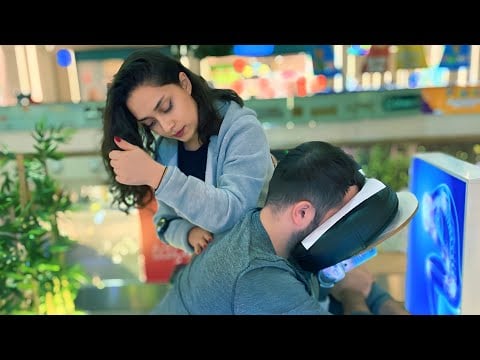 ASMR MASSAGE SEDEF - WAİST MASSAGE (MALL MASSAGE CHAİR)